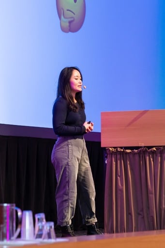 Maple Ong presents her talk