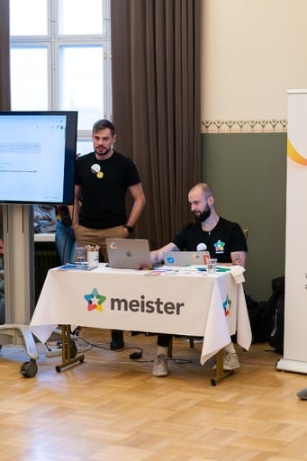 The Meister booth