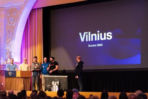 The Vilnius group welcome everyone to Vilnius in 2023